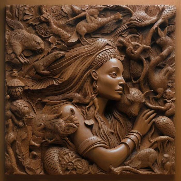 نموذج ثلاثي الأبعاد لآلة CNC 3D Art 